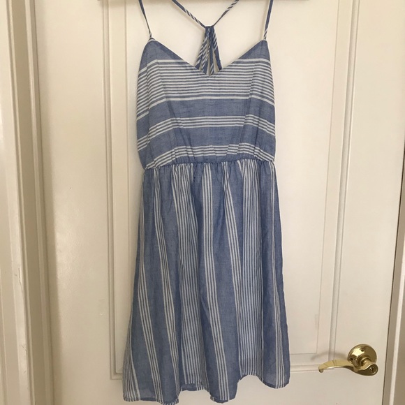 Blue stripe dress - Picture 2 of 5